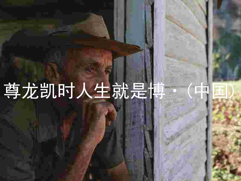 尊龙凯时人生就是博·(中国)
